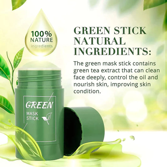 BECUTE PROFESSIONAL™️ HERBAL GREEN TEA PURIFYING CLAY MASK STICK