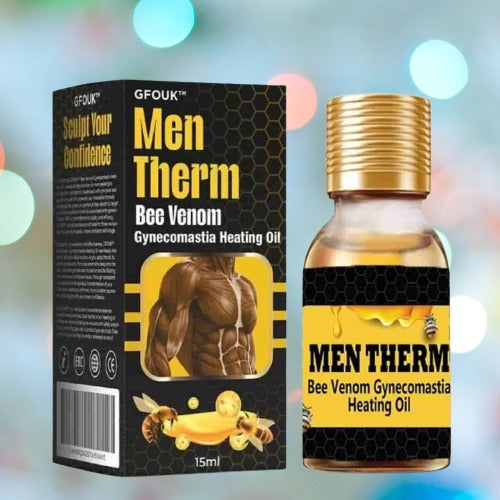 Bee venom Gynecomastia Heating Oil 15 ml (Pack of 2)